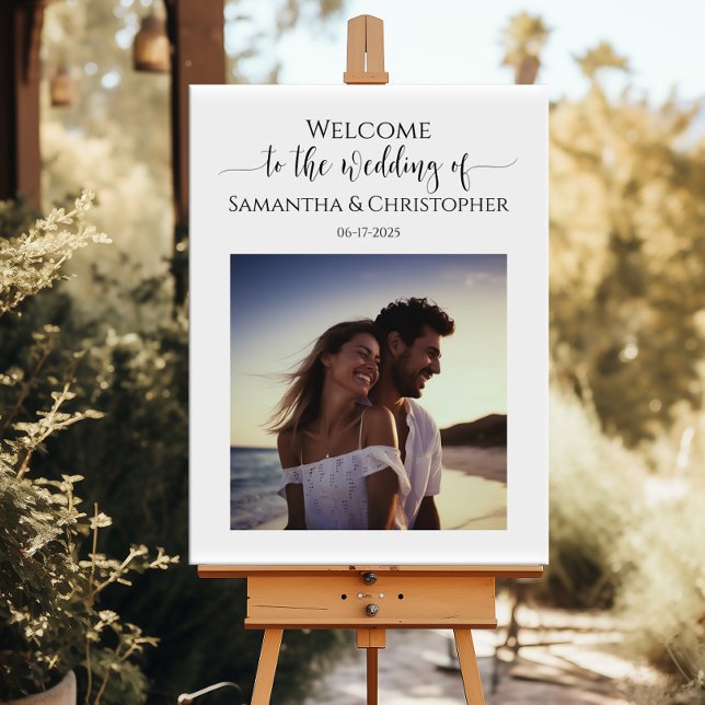 Modern wedding welcome sign elegat calligraphy (Creator Uploaded)