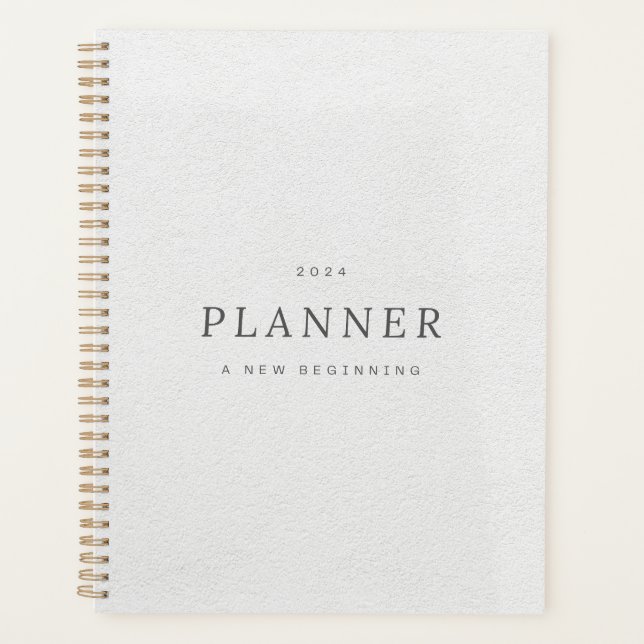 Modern Weekly/Annual Planner (Front)