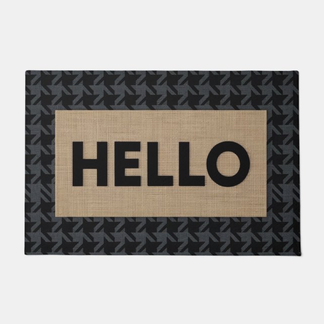 Modern Welcome Doormat (Front)