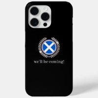 Modern We'll Be Coming | Scotland Flag Badge Fans