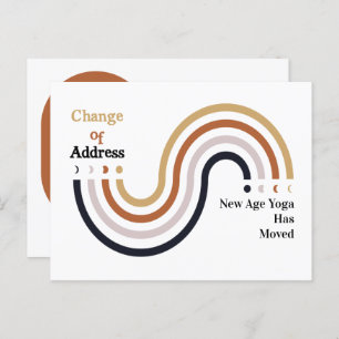 Modern We've Moved  Business Change of Address Announcement Postcard