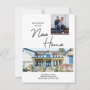 Modern We've moved to our New Home Photos Announcement