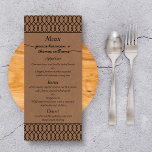 Modern Whimsical Kraft Wedding Menu Cards<br><div class="desc">The Modern Whimsical Kraft Wedding Collection - Menu Cards 
 
  VIEW MATCHING ITEMS FOR THIS COLLECTION</div>