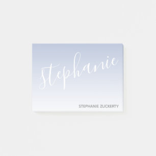 Modern Whimsical - orchid ombre handwritten Post-it Notes