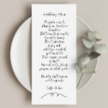 Modern Whimsical Scribble Doodle Wedding Menu<br><div class="desc">Modern Whimsical Scribble Doodle Wedding Menu</div>