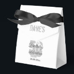 Modern White Any Age 50th Birthday Party  Favour Box<br><div class="desc">Modern White Any Age 50th Birthday Party Favour Boxes</div>