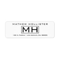 Modern White & Black Professional