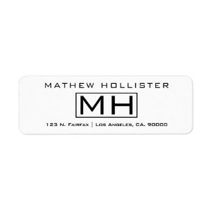 Modern White & Black Professional