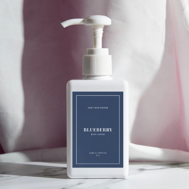 Modern White Border Editable Colour Product Label (Creator Uploaded)