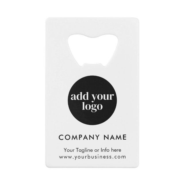 Modern White Business Custom Company Logo  (Front)