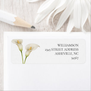 Modern White Calla Lilie Flower Wedding