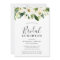 Modern White Floral Elegant Bridal Luncheon