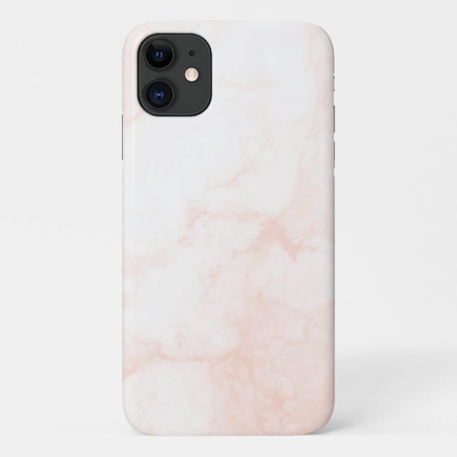 Modern White & Golden Marble Case-Mate iPhone Case (Back)