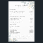 Modern White Grey Leafy Flyer<br><div class="desc">Modern leafy flyer in white,  grey. Edit your product in minutes by adding your data. You can change the font/colour/position by "further personalisation".</div>