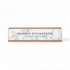 Modern White Marble | Personalised