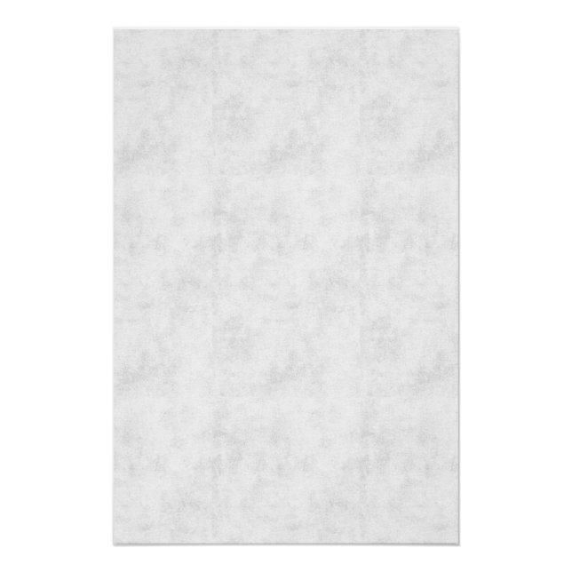 Modern White Marble Poster (Front)