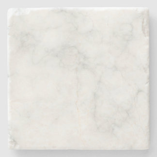Modern White Marble Stone Coaster