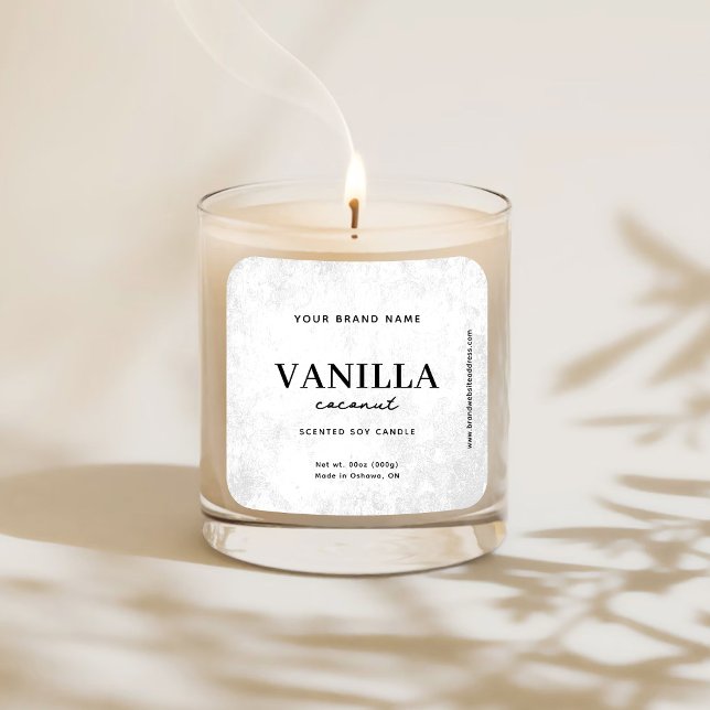 Modern White Rustic Label (Creator Uploaded)