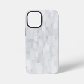 Modern White Square Pattern iPhone 12 Mini Case