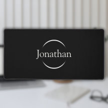 Modern White Typography Minimalist Black