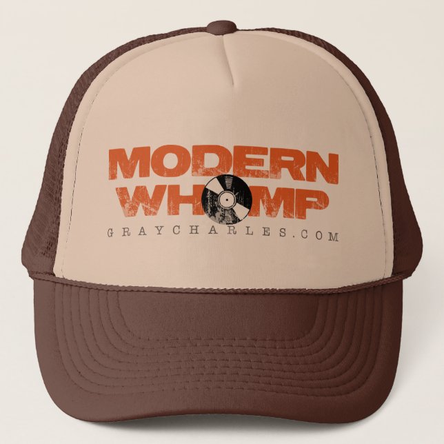 Modern Whomp - Brown Trucker Hat (Front)