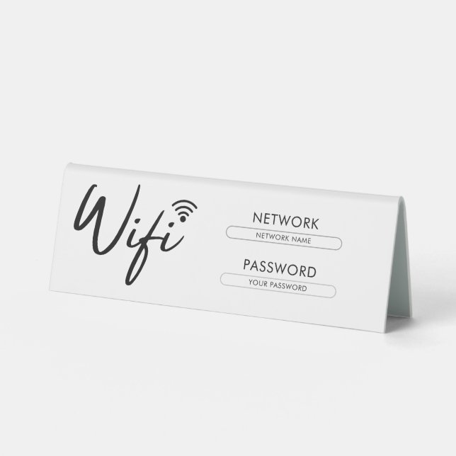 Modern Wifi Password Network  (Front)