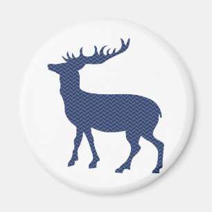 Modern wild deer magnet