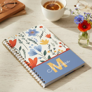 Modern Wildflower Boho Cottagecore Planner