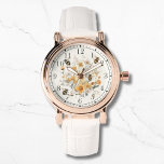 Modern Wildflower Floral Bee Stylish Chic Womans Watch<br><div class="desc">Modern Wildflower Floral Bee Stylish Chic Womans Watches features a trendy modern yellow watercolor wildflower floral with bumble bees. Created by Evco Studio www.zazzle.com/store/evcostudio</div>