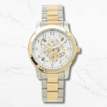 Modern Wildflower Floral Bee Stylish Chic Womans Watch<br><div class="desc">Modern Wildflower Floral Bee Stylish Chic Womans Watches features a trendy modern yellow watercolor wildflower floral with bumble bees. Created by Evco Studio www.zazzle.com/store/evcostudio</div>