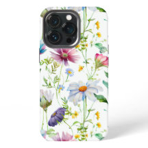 Modern wildflower pattern
