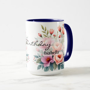 Modern Wildflowers Beautiful Luxury Collection Mug
