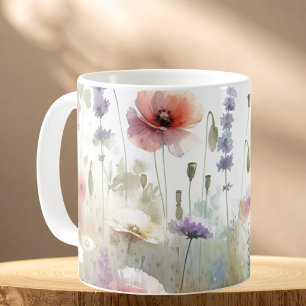 Modern Wildflowers Coffee Mug