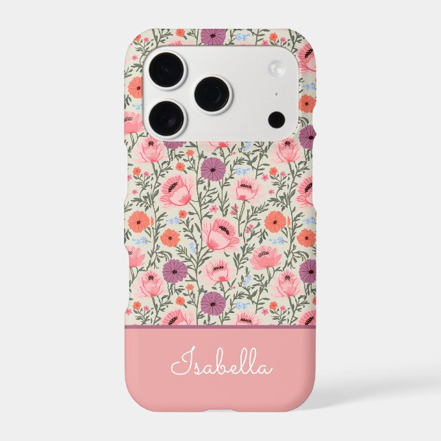 Modern Wildflowers with Name (Back)