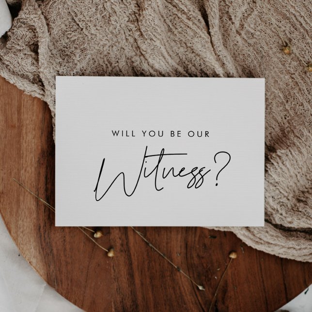 Modern Will you walk me down the aisle proposal Invitation (Modern Will you walk me down the aisle proposal Invitation)