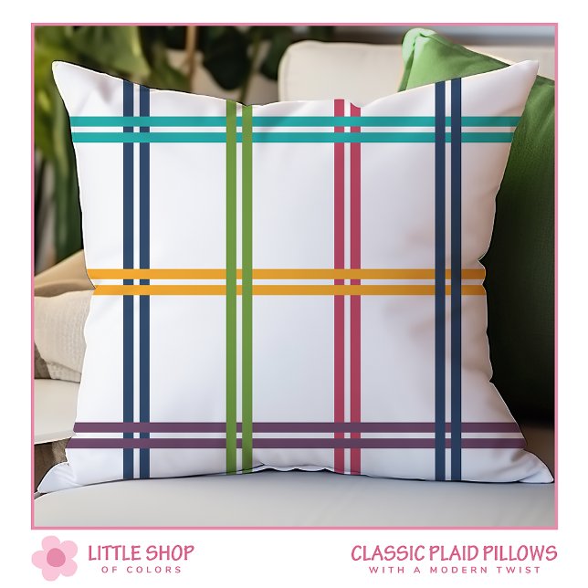 Modern Windowpane Plaid Pattern Cushion (Creator Uploaded)