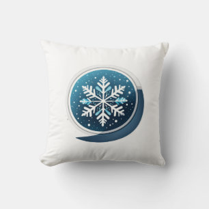 Modern Winter Frost Cushion