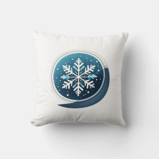 Modern Winter Frost Cushion