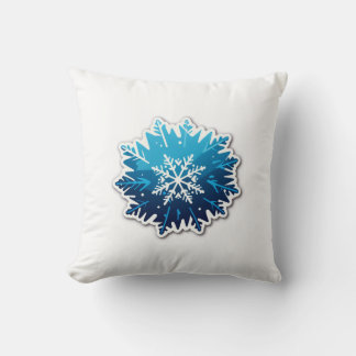 “Modern Winter Frost Pillow” Cushion