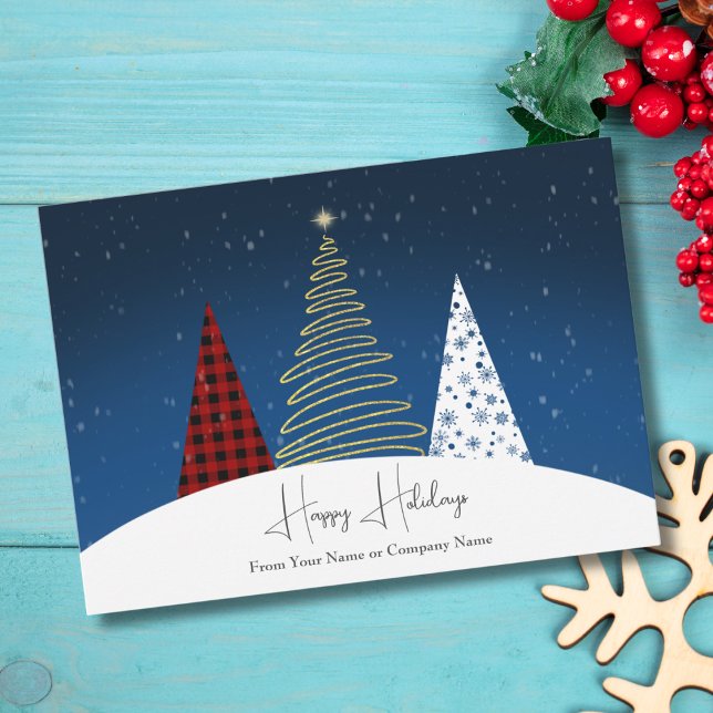 Modern Winter Holiday Trees Business Holiday (Creator Uploaded)