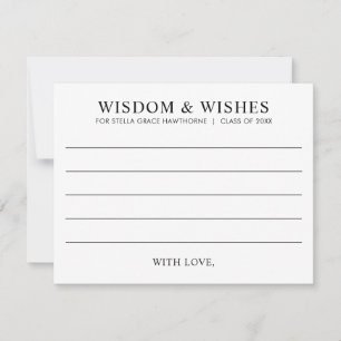 Modern Wisdom Advice for Graduate Card