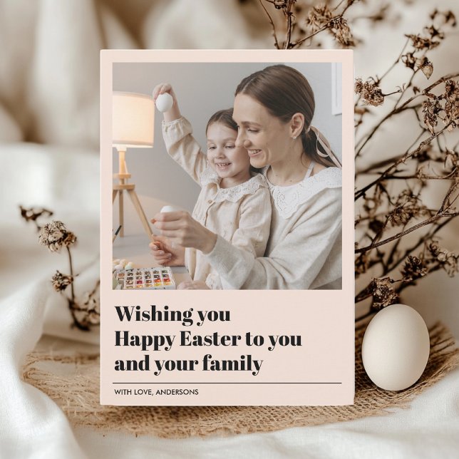 Modern Wishing You Happy Easter | Photo Gift (Creator Uploaded)