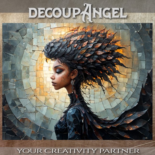 Modern Witch: Asha - Decoupage -  Tissue Paper (Creator Uploaded)