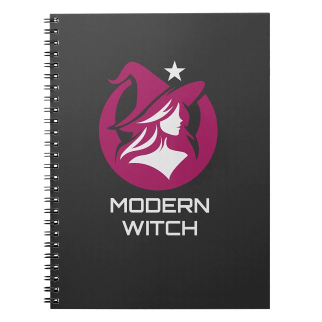 Modern Witch Pagan Magic Notebook (Front)