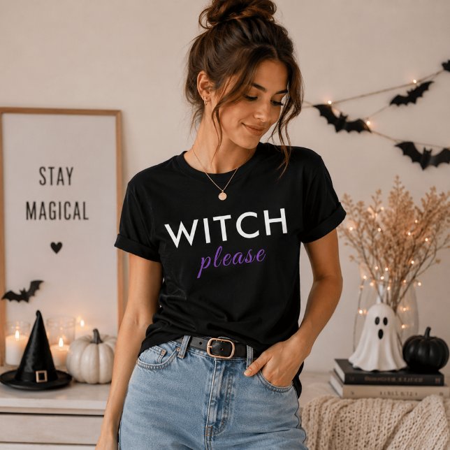 Modern Witch Please Halloween Shirt – Funny Tee (Creator Uploaded)