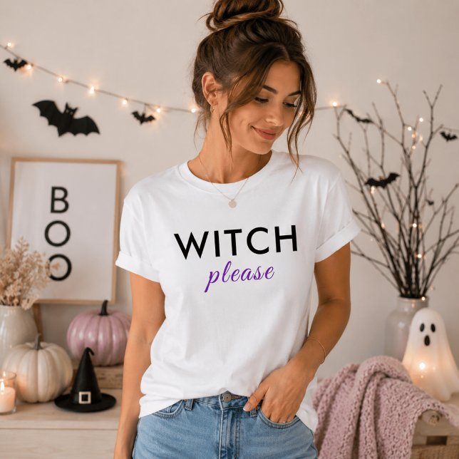 Modern Witch Please Halloween Shirt – Funny Tee (Creator Uploaded)