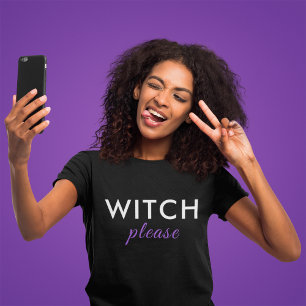 Modern Witch Please Halloween Shirt – Funny Tee