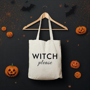 Modern Witch Please Halloween Tote Bag – Trendy