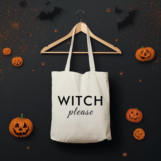 Modern Witch Please Halloween Tote Bag – Trendy (Creator Uploaded)