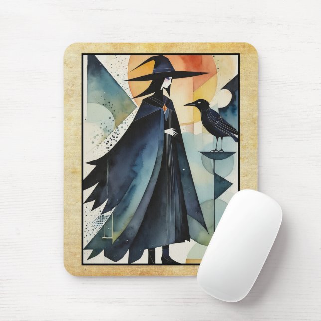 Modern Witches - an abstract artwork 3 - Fan Fun Mouse Mat (With Mouse)